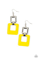 Paparazzi Twice As Nice - Earrings Yellow Box 109