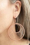 Paparazzi Artisan Applique - Earrings Copper Box 88