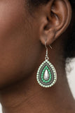 Paparazzi Beaded Bonanza - Earrings Green Box 101