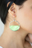 Paparazzi Seashore Vibes - Earrings Green Box 111