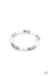 Paparazzi Stacked In Your Favor - Bracelet White Box 98