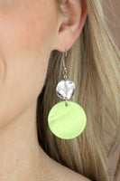 Paparazzi Opulently Oasis - Earrings Green Box 72