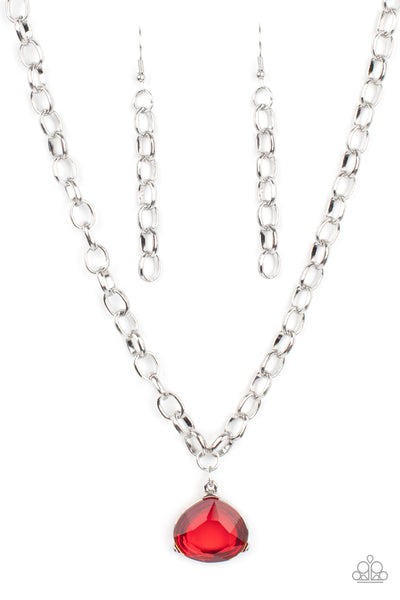 Paparazzi Gallery Gem - Necklace Red Box 110