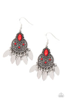 Paparazzi Galapagos Glamping - Earrings Red Box 102