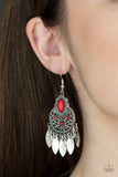 Paparazzi Galapagos Glamping - Earrings Red Box 102