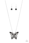 Paparazzi Badlands Butterfly - Necklace Black Box 90