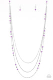 Paparazzi Colorful Cadence - Necklace Purple Box 104