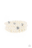 Paparazzi Here Comes The Heiress - Bracelet White Box 123