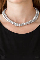 Paparazzi Put On Your Party Dress - Choker Necklace Silver Box 93