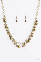 Paparazzi City Couture - Necklace Brass Box 23