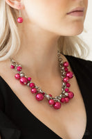Paparazzi The Upstater - Necklace Pink Box 6