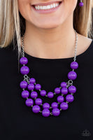 Paparazzi Miss Pop-YOU-larity - Necklace Purple Box 6