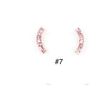 Paparazzi Starlet Shimmer - Earrings Pink Bows Hearts Shapes