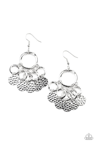 Paparazzi Partners in CHIME - Earrings Silver Box 45