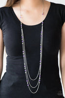 Paparazzi Colorful Cadence - Necklace Purple Box 104