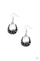 Paparazzi Table For Two - Earrings Black Box 37