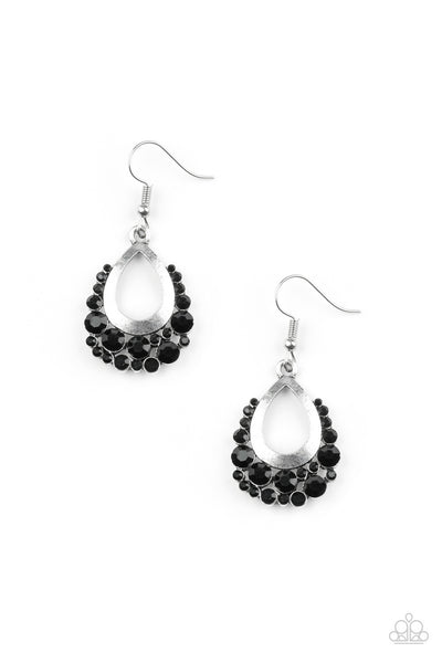 Paparazzi Table For Two - Earrings Black Box 37