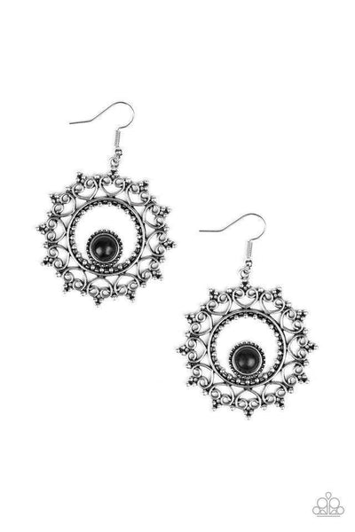 Paparazzi Wreathed in Whimsicality - Earrings Black Box 84