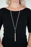 Paparazzi Tassel Takeover - Necklace White Box 106