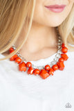 Paparazzi Gorgeously Globetrotter - Necklace Orange Box 18
