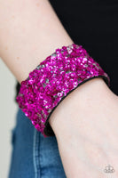 Paparazzi Starry Sequins - Bracelet Urban Pink Box 24