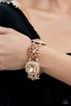 Paparazzi Gilded Gallery - Bracelet Gold LOP Exclusive Box 25