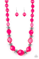Paparazzi Dine and Dash - Necklace Pink Box 90
