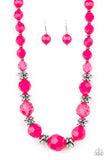 Paparazzi Dine and Dash - Necklace Pink Box 90