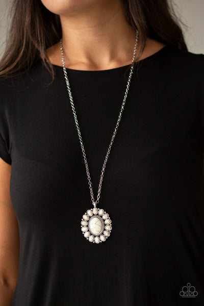 Paparazzi Rancho Roamer - Necklace White Box 36