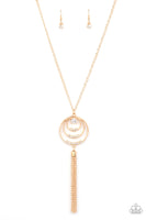 Paparazzi Spiraling Sparkle - Necklace Gold Box 34