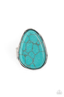 Paparazzi Marble Mecca - Ring Blue Box 143