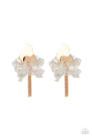 Paparazzi Harmonically Holographic - Earrings Gold Box 107