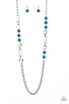 Paparazzi CACHE Me Out - Necklace Blue Box 99