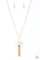 Paparazzi Belle of the BALLROOM - Necklace Gold Box 123