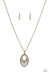 Paparazzi Court Couture - Necklace Brass Box 27