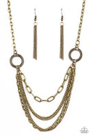 Paparazzi CHAINS of Command - Necklace Brass Box 101
