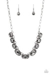 Paparazzi Gorgeously Glacial - Necklace Black Box 72