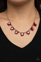 Paparazzi Experimental Edge - Necklace Red Box 142