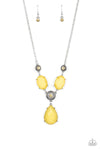 Paparazzi Heirloom Hideaway - Necklace Yellow Box 99