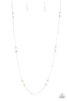 Paparazzi Keep Your Eye on the Ballroom - Necklace Blue Box 143