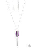 Paparazzi Tranquility Trend - Necklace Purple Box 42