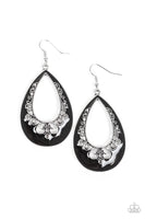 Paparazzi Compliments To The CHIC - Earrings Black Box 41