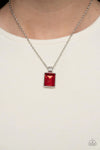 Paparazzi Understated Dazzle - Necklace Red Box 138