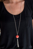 Paparazzi Pep In Your Step - Necklace Red Box 38