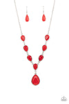 Paparazzi Party Paradise - Necklace Red Box 117