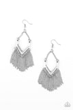 Paparazzi Unchained Fashion - Earrings Silver Box 52