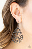 Paparazzi Lovely Lotus - Earrings Black Box 19