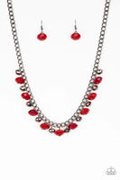 Paparazzi Runway Rebel - Necklace Red Box 104