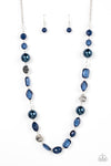 Paparazzi Timelessly Tailored - Necklace Blue Box 20