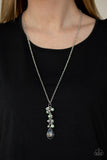 Paparazzi Teardrop Serenity - Necklace Green Box 39